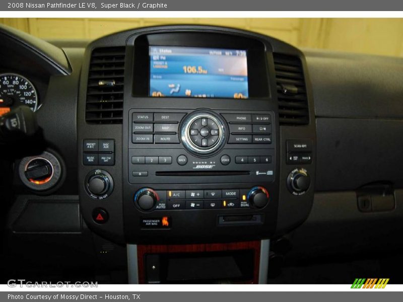 Super Black / Graphite 2008 Nissan Pathfinder LE V8