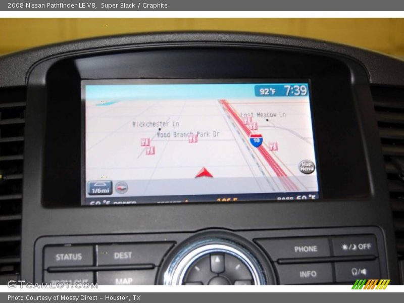 Super Black / Graphite 2008 Nissan Pathfinder LE V8