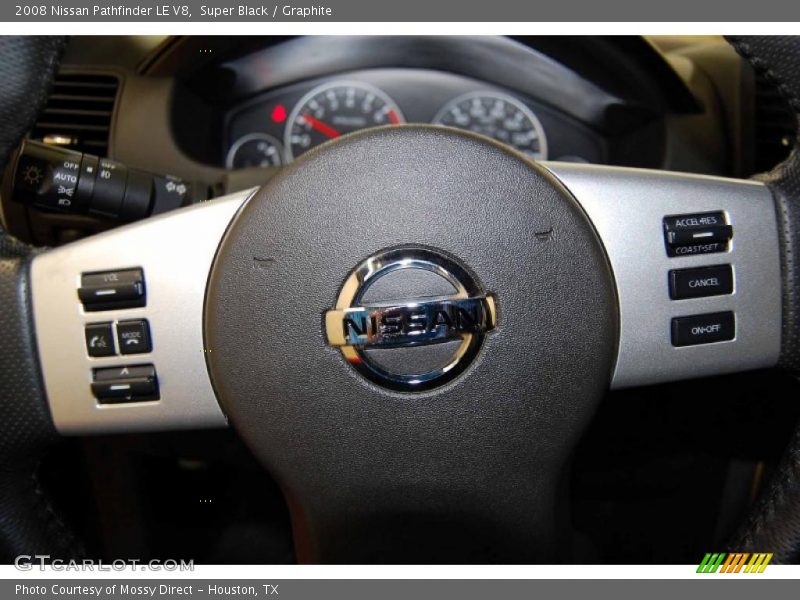 Super Black / Graphite 2008 Nissan Pathfinder LE V8