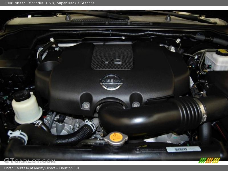 Super Black / Graphite 2008 Nissan Pathfinder LE V8