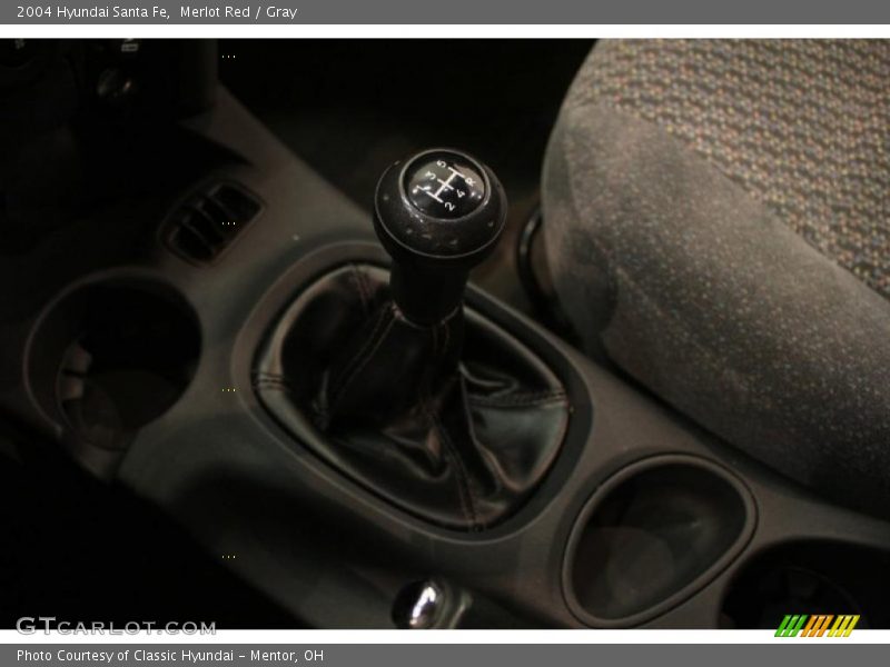 Merlot Red / Gray 2004 Hyundai Santa Fe