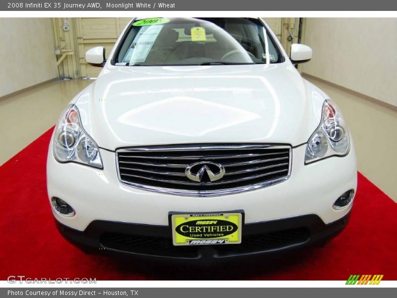 Moonlight White / Wheat 2008 Infiniti EX 35 Journey AWD