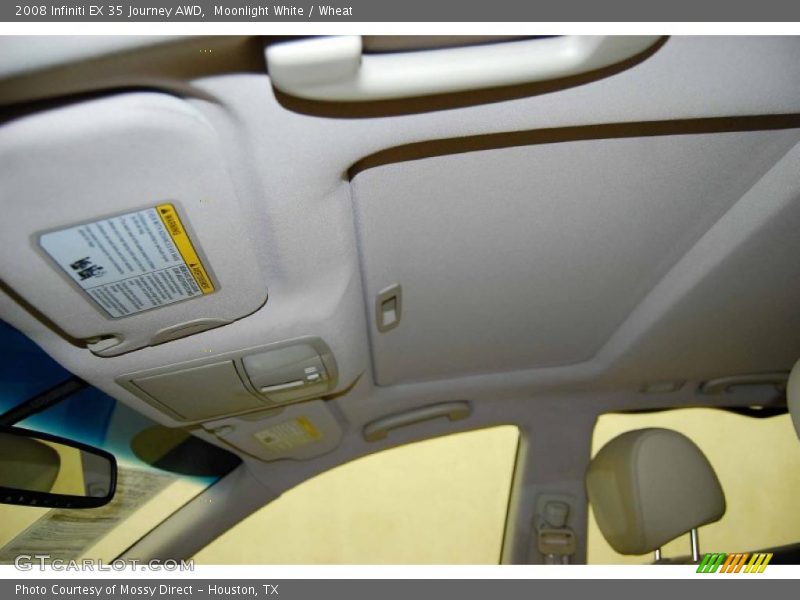 Moonlight White / Wheat 2008 Infiniti EX 35 Journey AWD