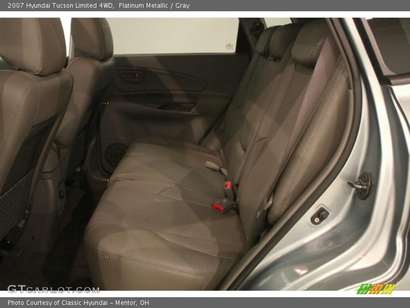 Platinum Metallic / Gray 2007 Hyundai Tucson Limited 4WD