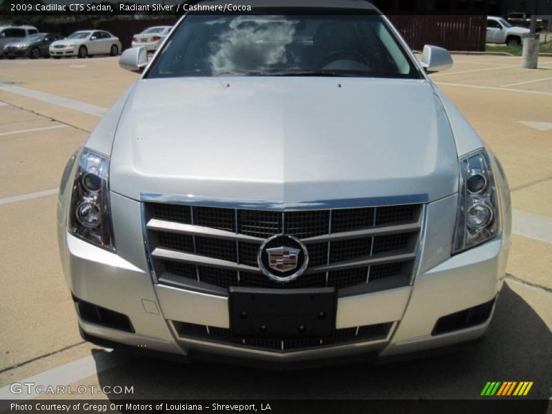 Radiant Silver / Cashmere/Cocoa 2009 Cadillac CTS Sedan