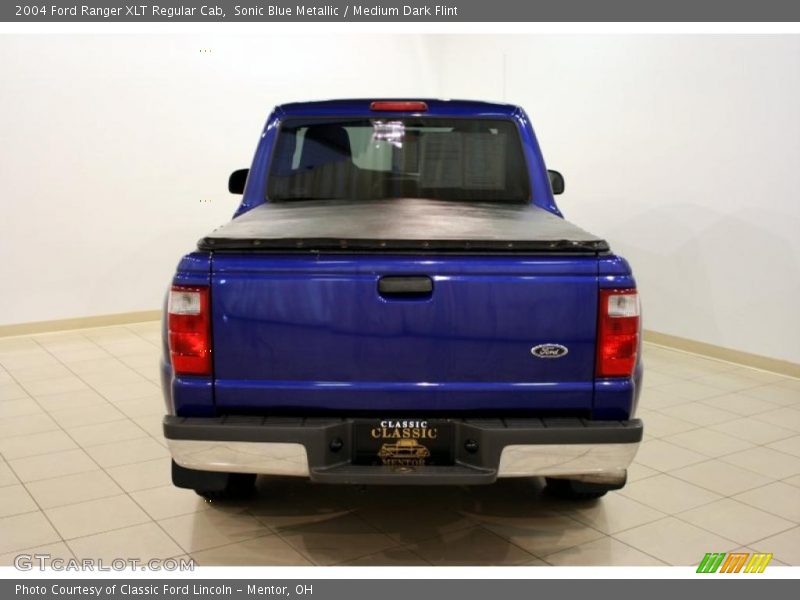 Sonic Blue Metallic / Medium Dark Flint 2004 Ford Ranger XLT Regular Cab