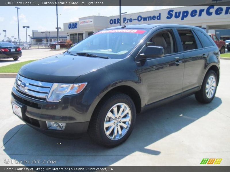 Carbon Metallic / Medium Light Stone 2007 Ford Edge SEL