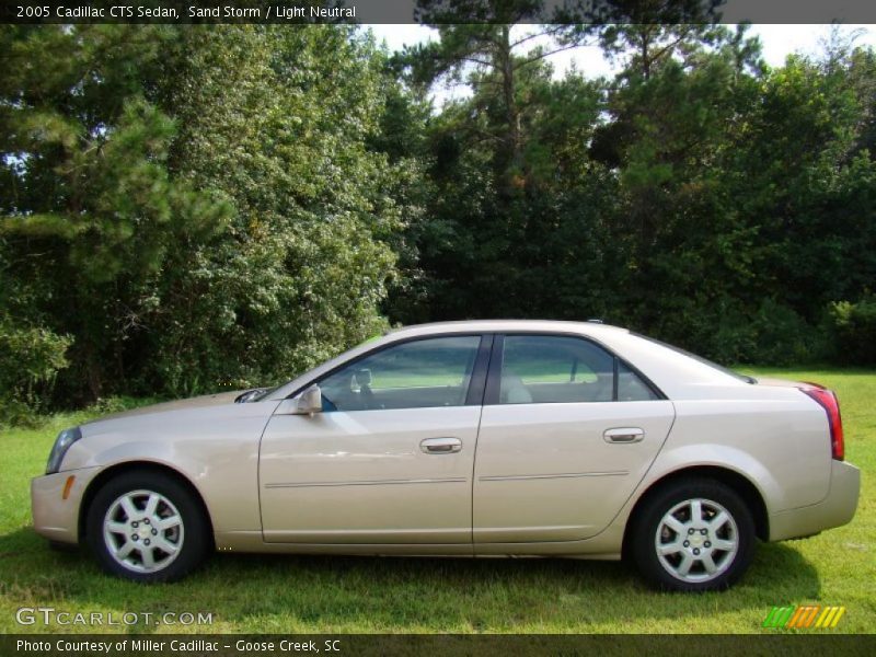 Sand Storm / Light Neutral 2005 Cadillac CTS Sedan