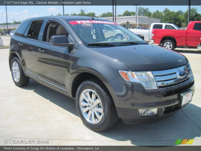 Carbon Metallic / Medium Light Stone 2007 Ford Edge SEL
