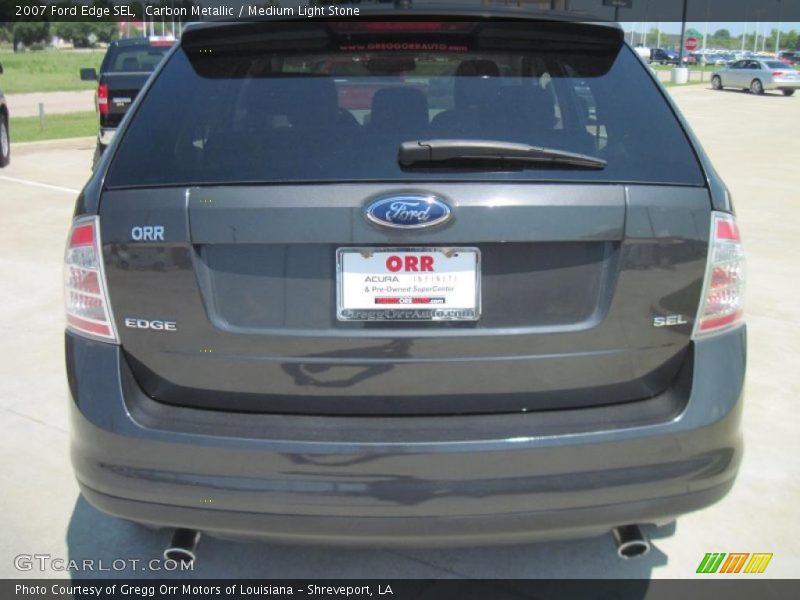 Carbon Metallic / Medium Light Stone 2007 Ford Edge SEL