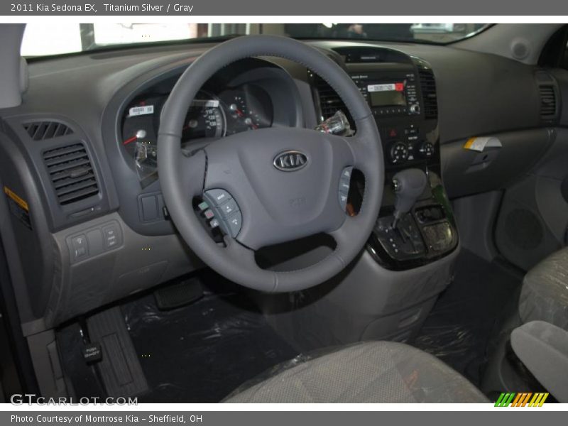 Titanium Silver / Gray 2011 Kia Sedona EX