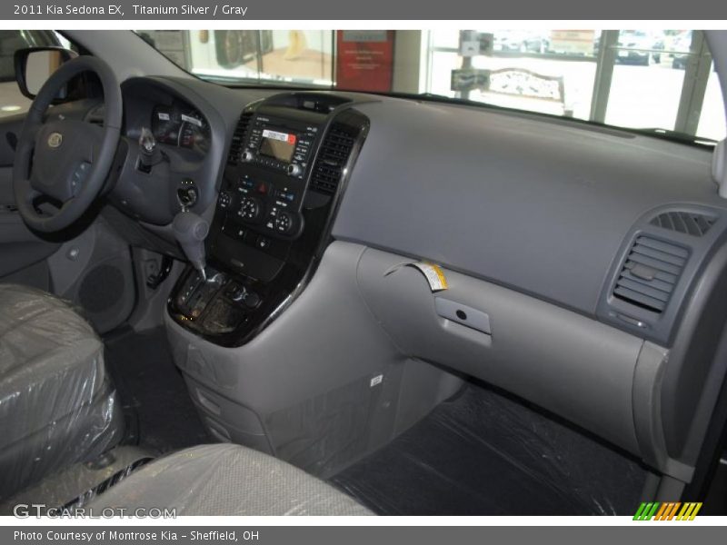 Titanium Silver / Gray 2011 Kia Sedona EX