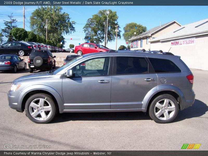 Silver Steel Metallic / Dark Slate Gray/Light Graystone 2009 Dodge Journey R/T AWD