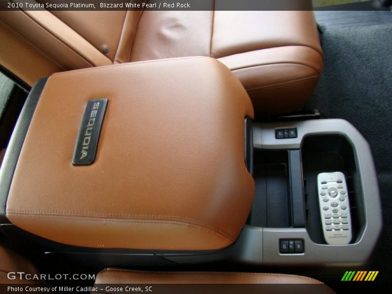 Blizzard White Pearl / Red Rock 2010 Toyota Sequoia Platinum