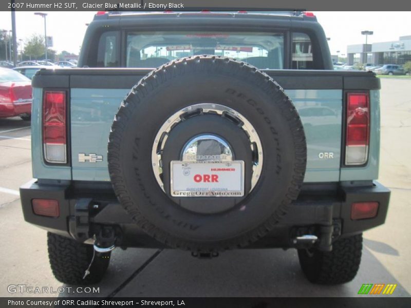 Glacier Blue Metallic / Ebony Black 2007 Hummer H2 SUT