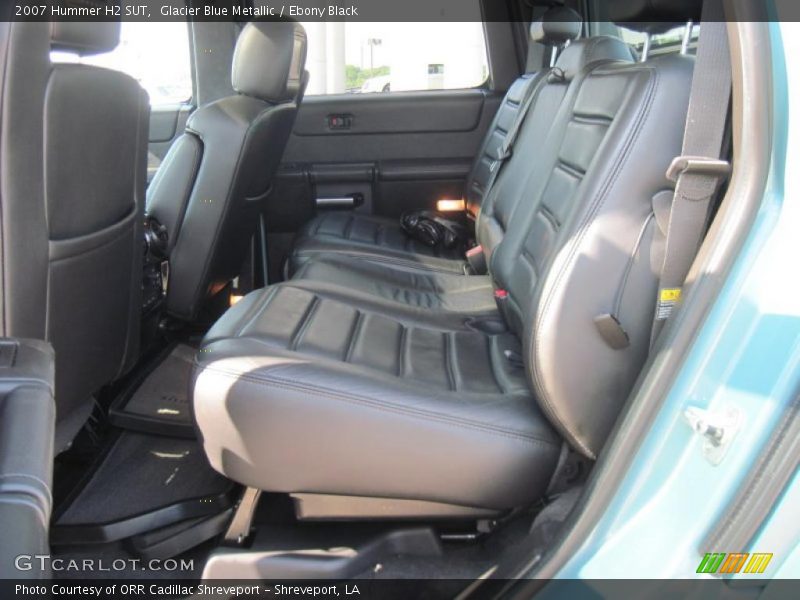 Glacier Blue Metallic / Ebony Black 2007 Hummer H2 SUT