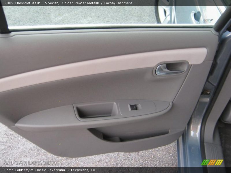Golden Pewter Metallic / Cocoa/Cashmere 2009 Chevrolet Malibu LS Sedan