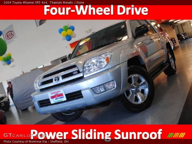 Titanium Metallic / Stone 2004 Toyota 4Runner SR5 4x4