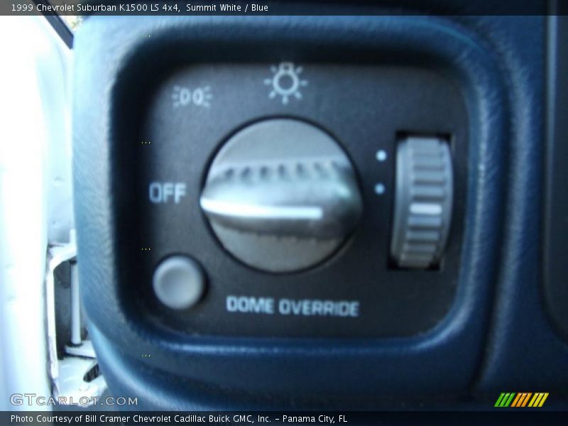 Summit White / Blue 1999 Chevrolet Suburban K1500 LS 4x4