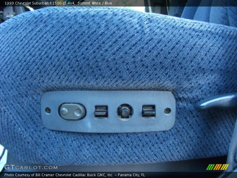 Summit White / Blue 1999 Chevrolet Suburban K1500 LS 4x4