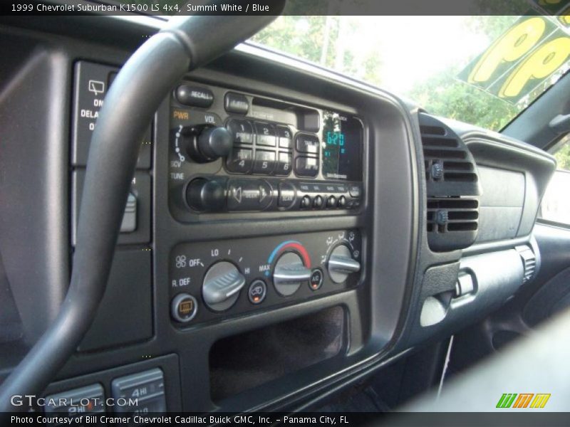 Summit White / Blue 1999 Chevrolet Suburban K1500 LS 4x4