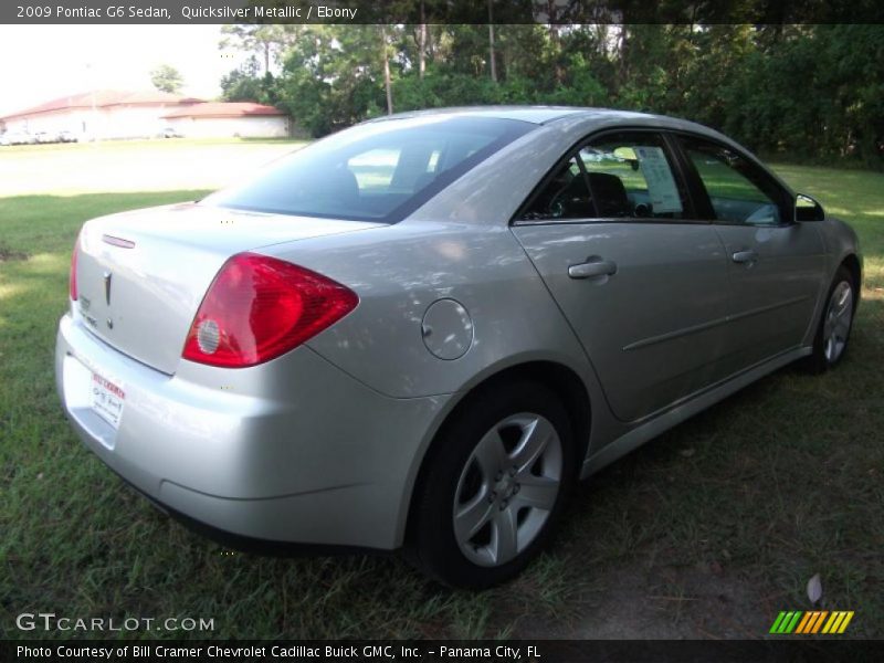 Quicksilver Metallic / Ebony 2009 Pontiac G6 Sedan