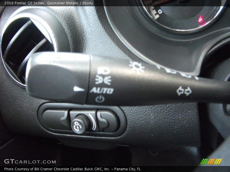 Quicksilver Metallic / Ebony 2009 Pontiac G6 Sedan
