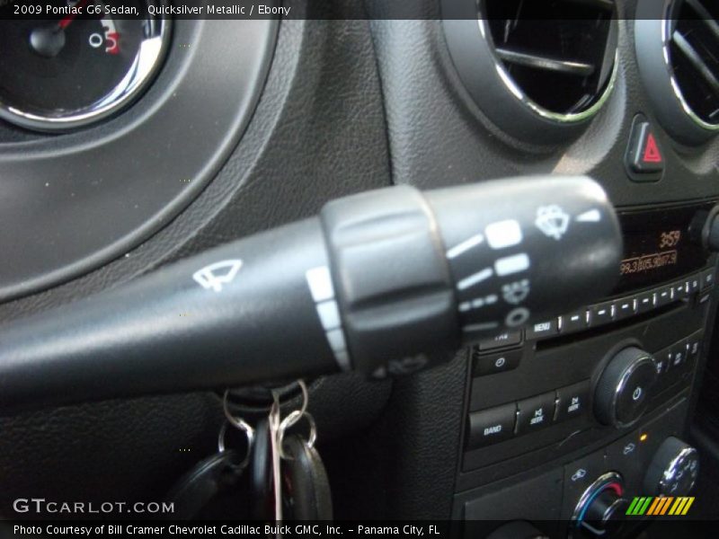 Quicksilver Metallic / Ebony 2009 Pontiac G6 Sedan