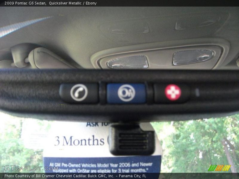 Quicksilver Metallic / Ebony 2009 Pontiac G6 Sedan