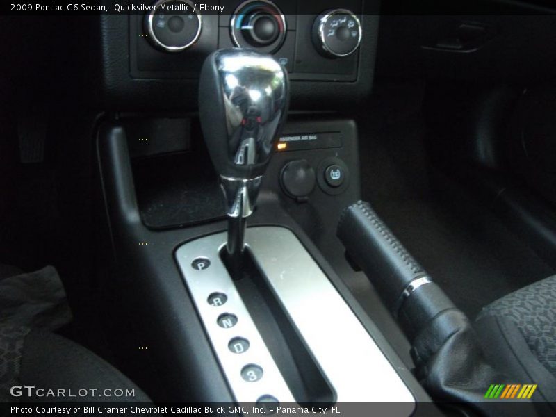 Quicksilver Metallic / Ebony 2009 Pontiac G6 Sedan