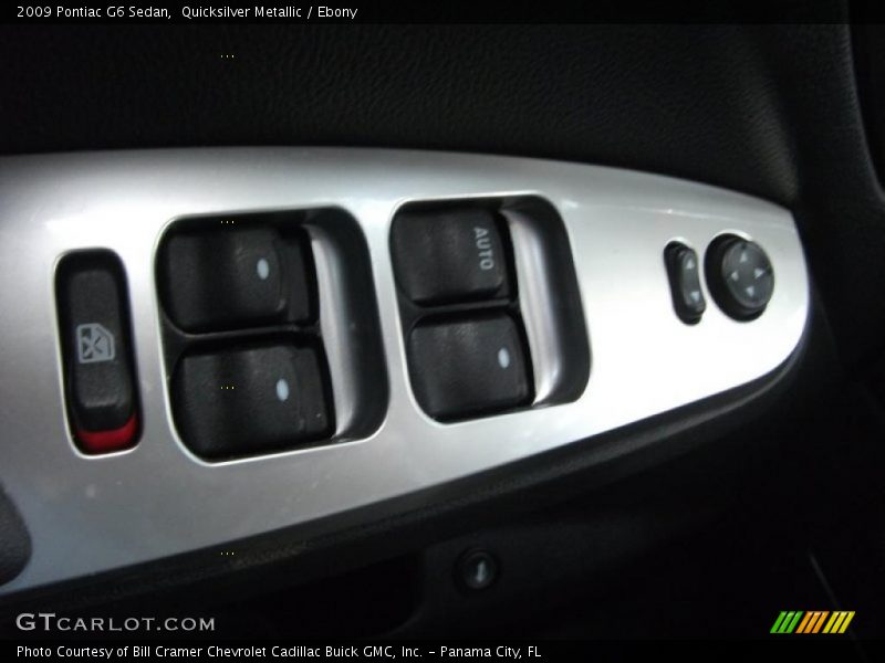 Quicksilver Metallic / Ebony 2009 Pontiac G6 Sedan