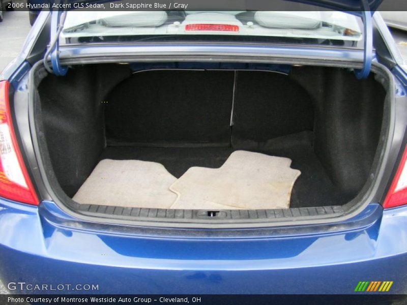 Dark Sapphire Blue / Gray 2006 Hyundai Accent GLS Sedan