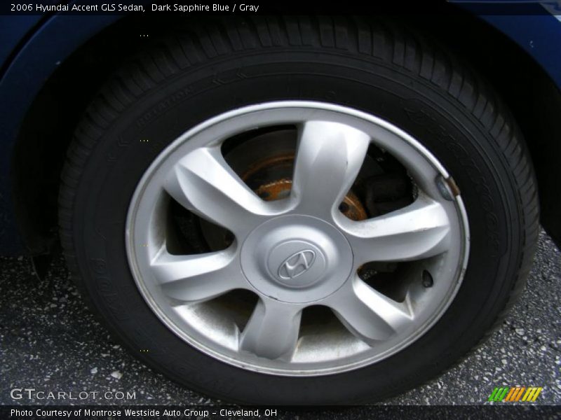 Dark Sapphire Blue / Gray 2006 Hyundai Accent GLS Sedan