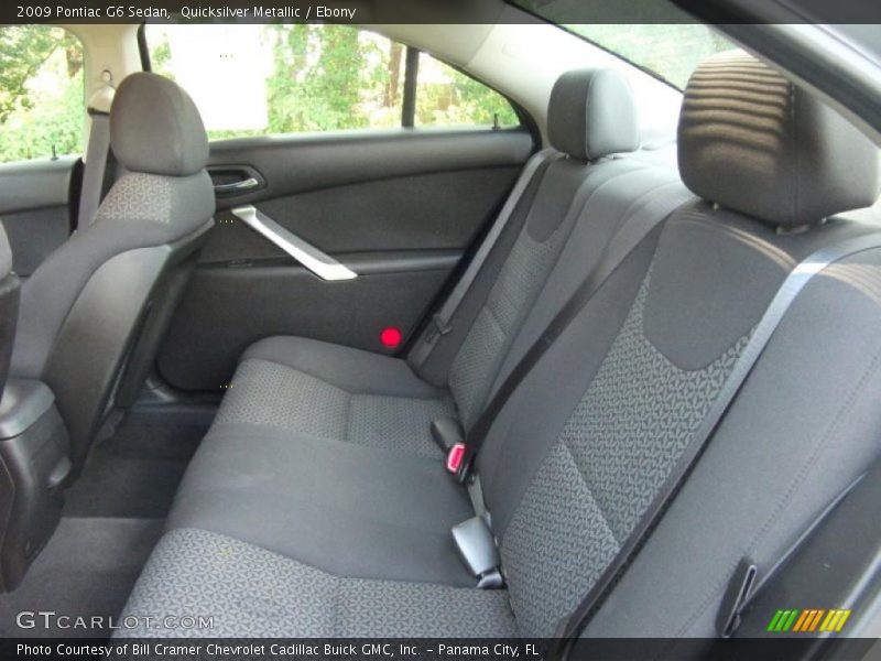 Quicksilver Metallic / Ebony 2009 Pontiac G6 Sedan