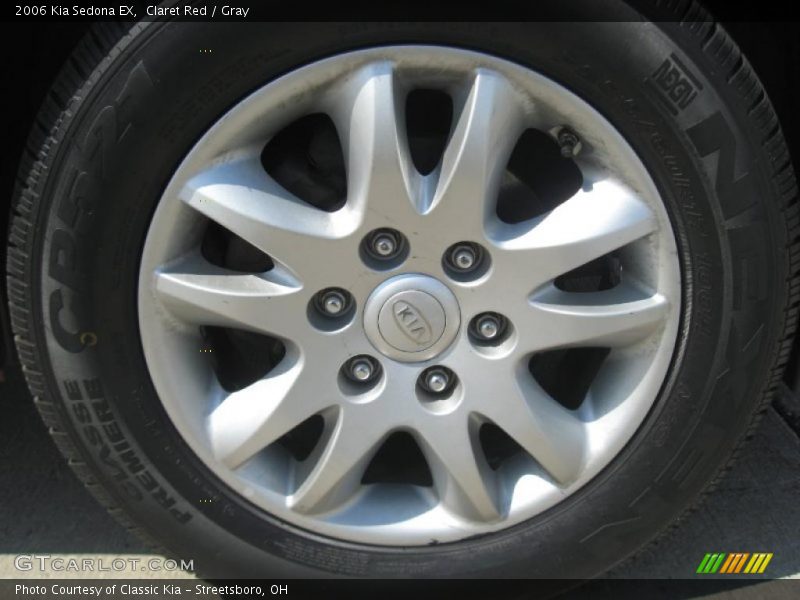 Claret Red / Gray 2006 Kia Sedona EX
