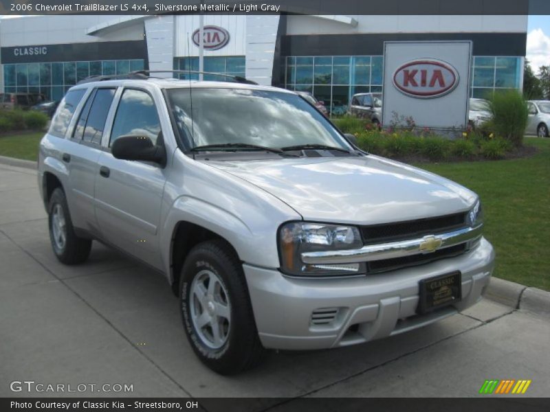 Silverstone Metallic / Light Gray 2006 Chevrolet TrailBlazer LS 4x4