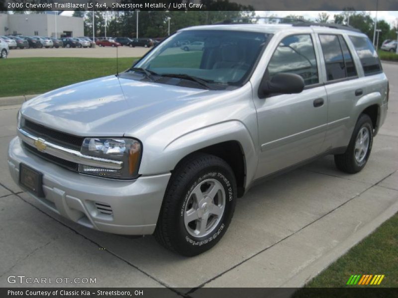 Silverstone Metallic / Light Gray 2006 Chevrolet TrailBlazer LS 4x4