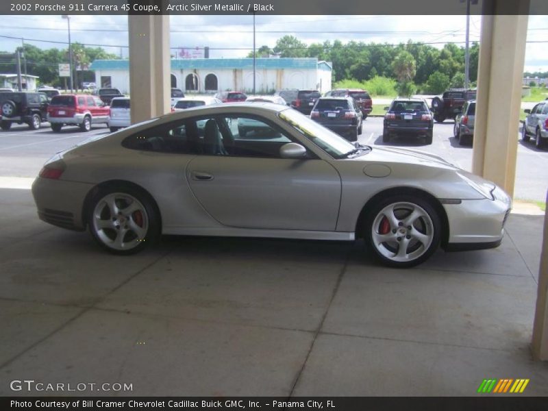 Arctic Silver Metallic / Black 2002 Porsche 911 Carrera 4S Coupe