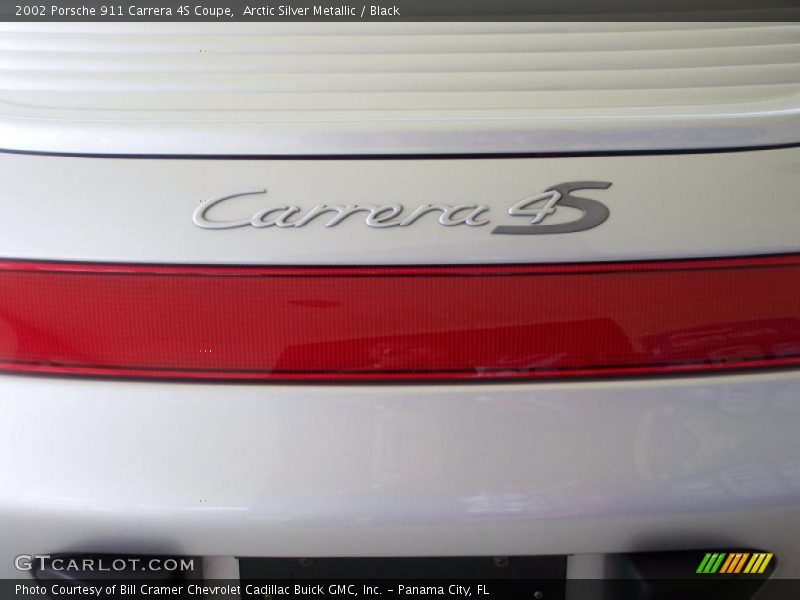 Arctic Silver Metallic / Black 2002 Porsche 911 Carrera 4S Coupe