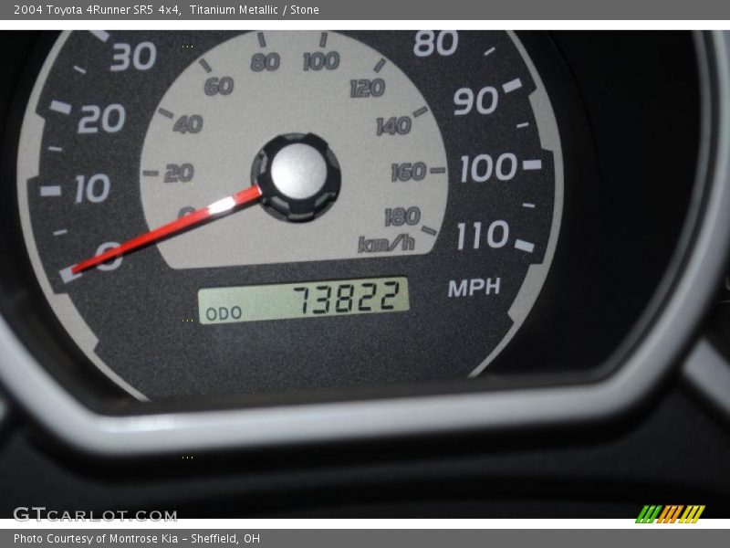Titanium Metallic / Stone 2004 Toyota 4Runner SR5 4x4