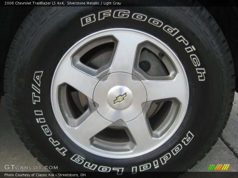 Silverstone Metallic / Light Gray 2006 Chevrolet TrailBlazer LS 4x4