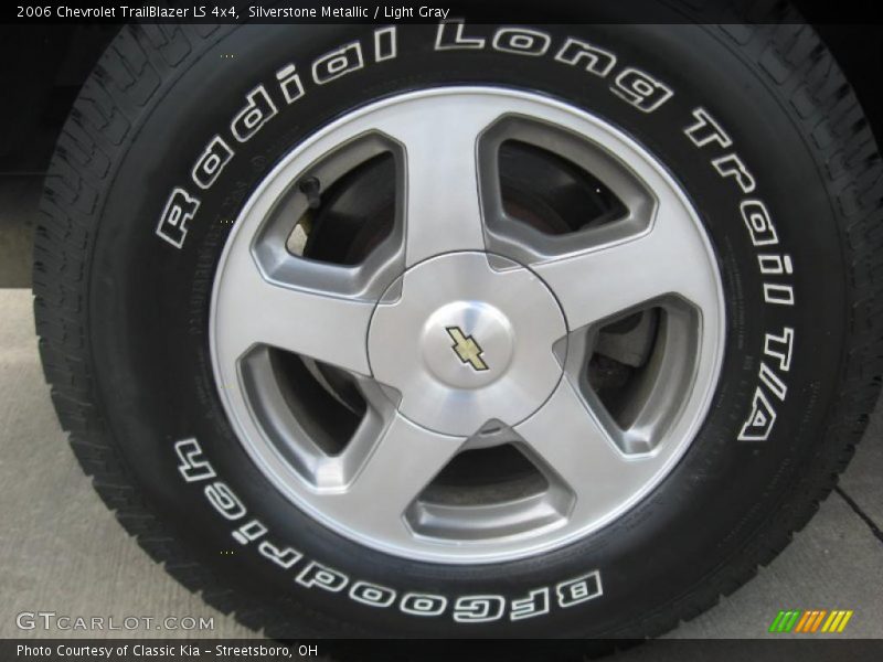 Silverstone Metallic / Light Gray 2006 Chevrolet TrailBlazer LS 4x4