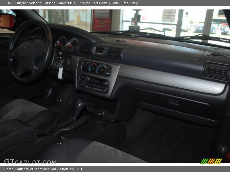 Inferno Red Pearl / Dark Slate Gray 2004 Chrysler Sebring Touring Convertible
