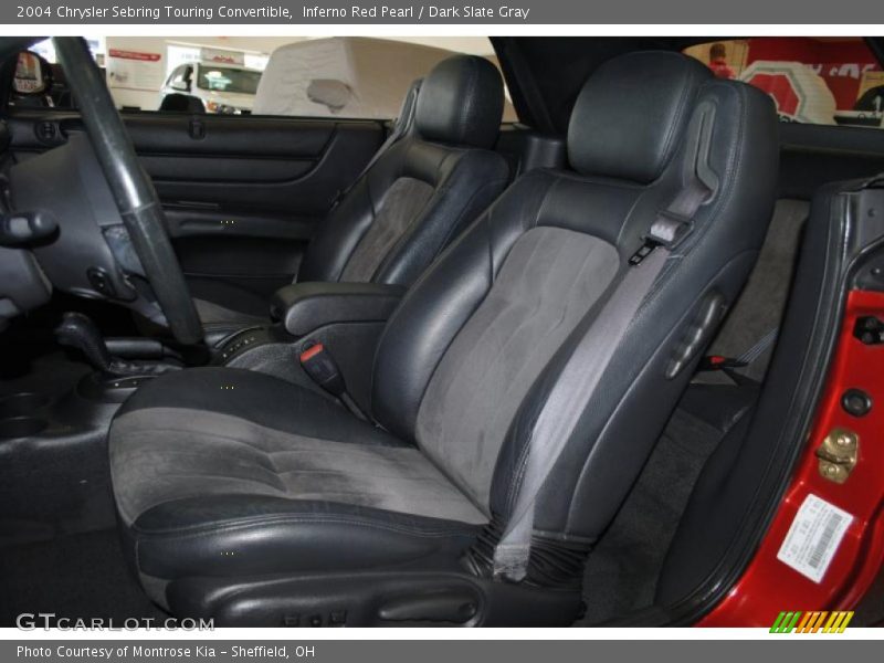 Inferno Red Pearl / Dark Slate Gray 2004 Chrysler Sebring Touring Convertible