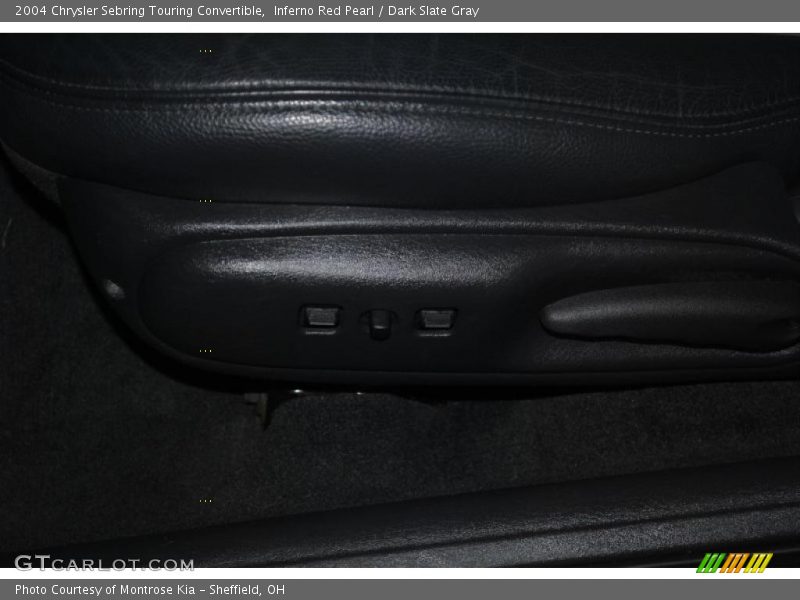 Inferno Red Pearl / Dark Slate Gray 2004 Chrysler Sebring Touring Convertible