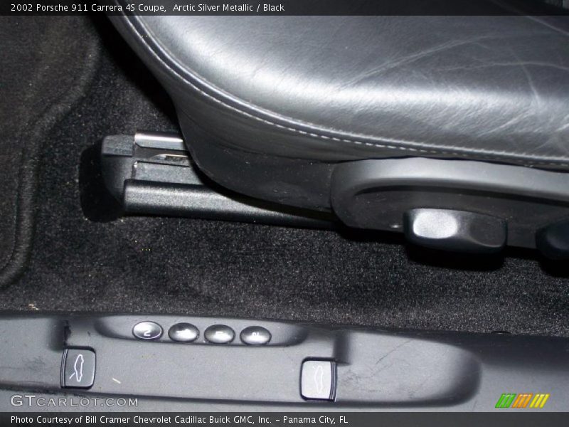 Arctic Silver Metallic / Black 2002 Porsche 911 Carrera 4S Coupe