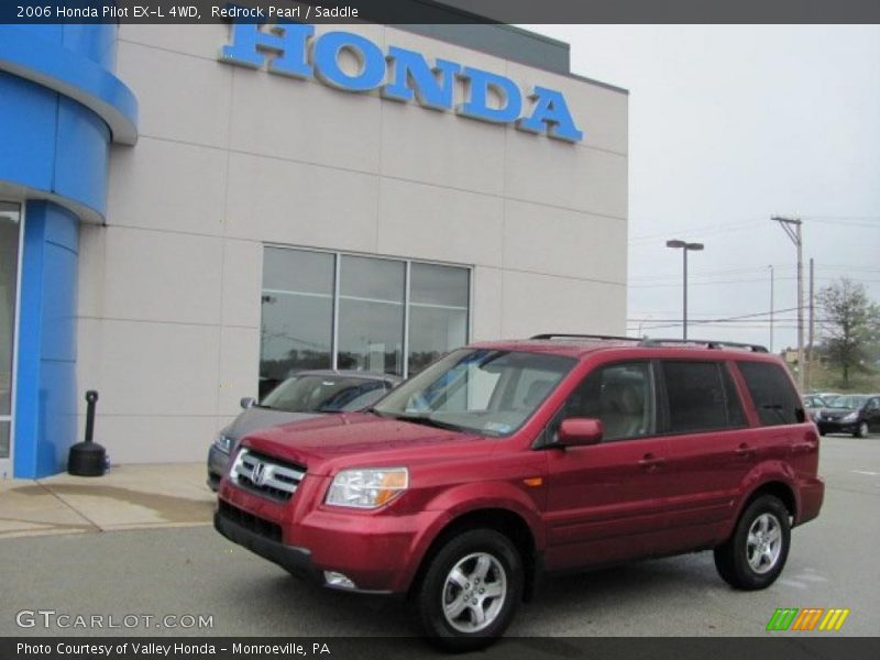 Redrock Pearl / Saddle 2006 Honda Pilot EX-L 4WD