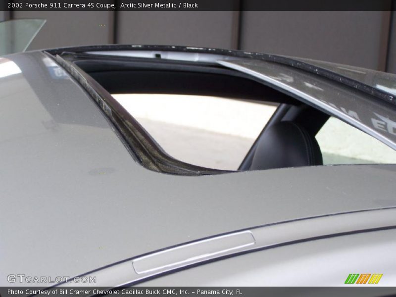 Arctic Silver Metallic / Black 2002 Porsche 911 Carrera 4S Coupe