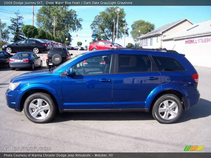 Deep Water Blue Pearl / Dark Slate Gray/Light Graystone 2009 Dodge Journey SXT