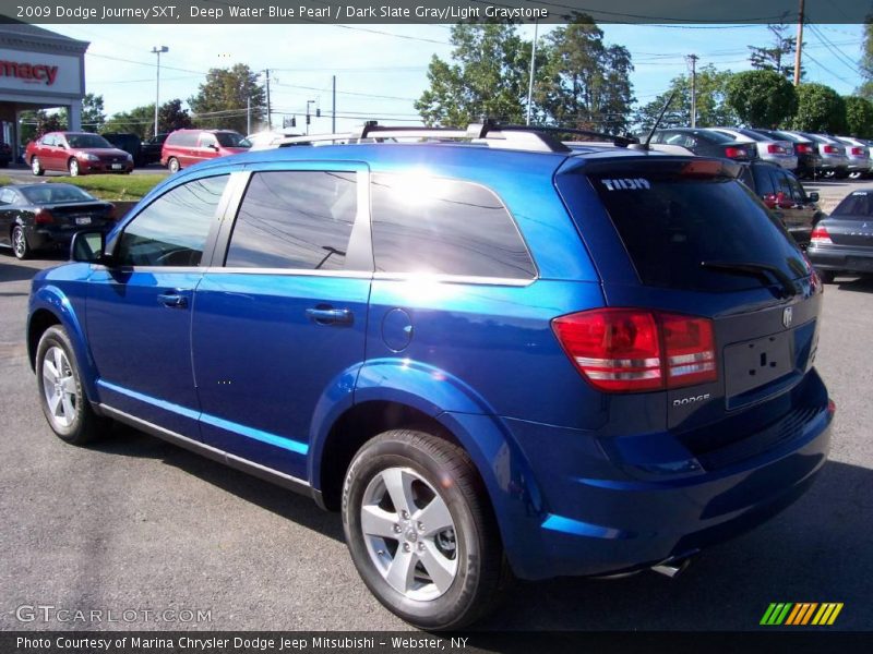 Deep Water Blue Pearl / Dark Slate Gray/Light Graystone 2009 Dodge Journey SXT